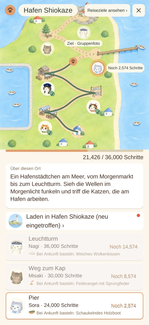 Karte von Hafen Shiokaze