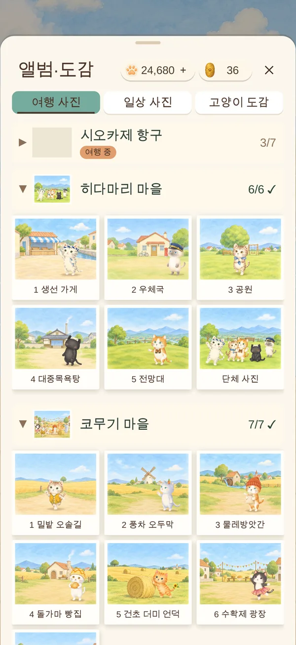 앨범(여행 사진)