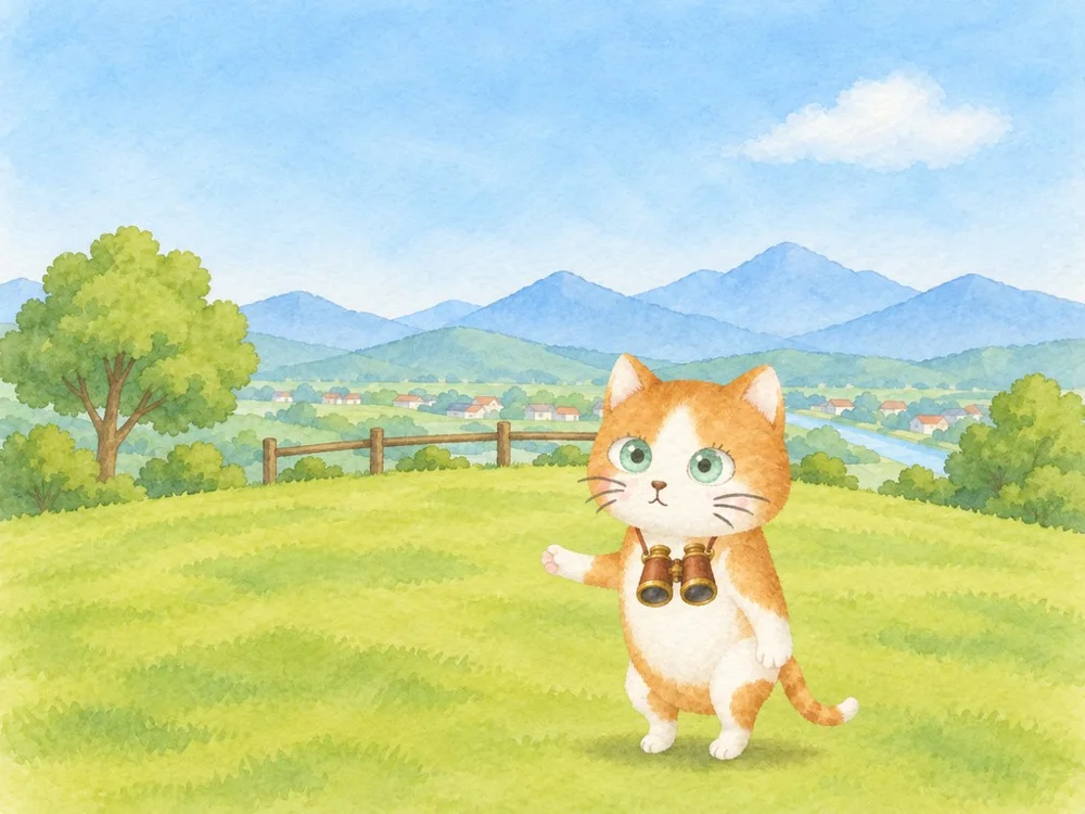 Anzu at the lookout